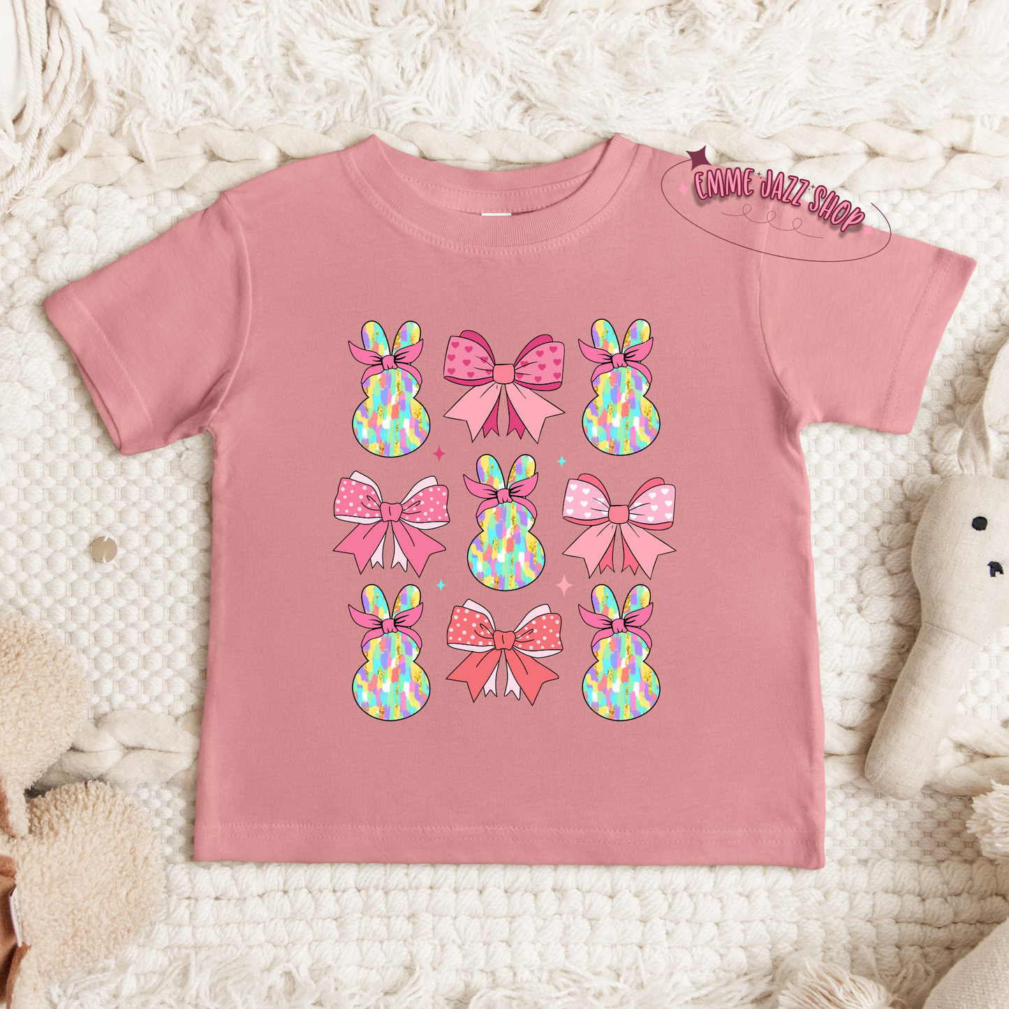 Peeps & Bows Easter Shirt For Infant And Toddler