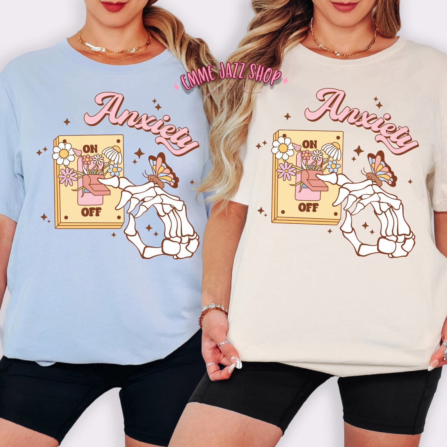 Anxiety On/Off Switch T-shirt