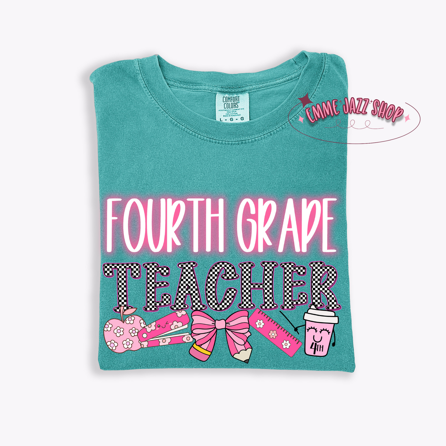 Checkered K-6th Teacher Shirt
