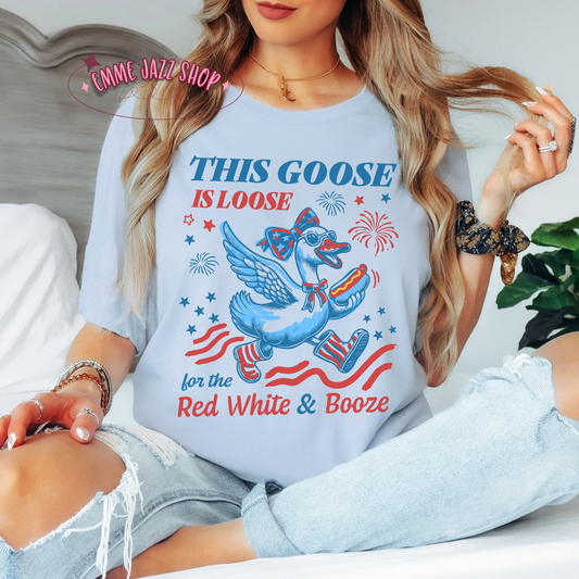 Goose Red White & Booze Shirt