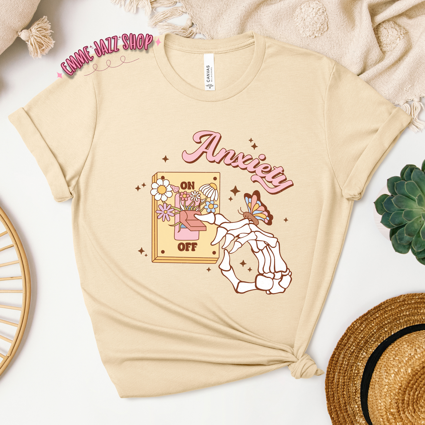 Anxiety On/Off Switch T-shirt