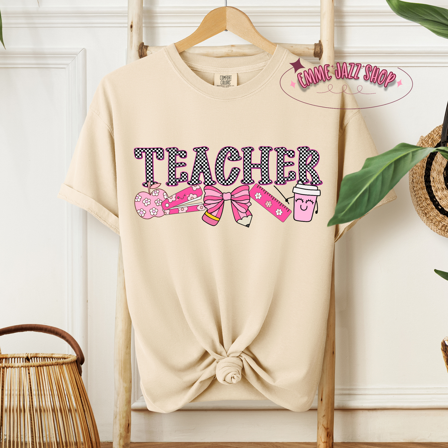 Checkered Teacher Shirt