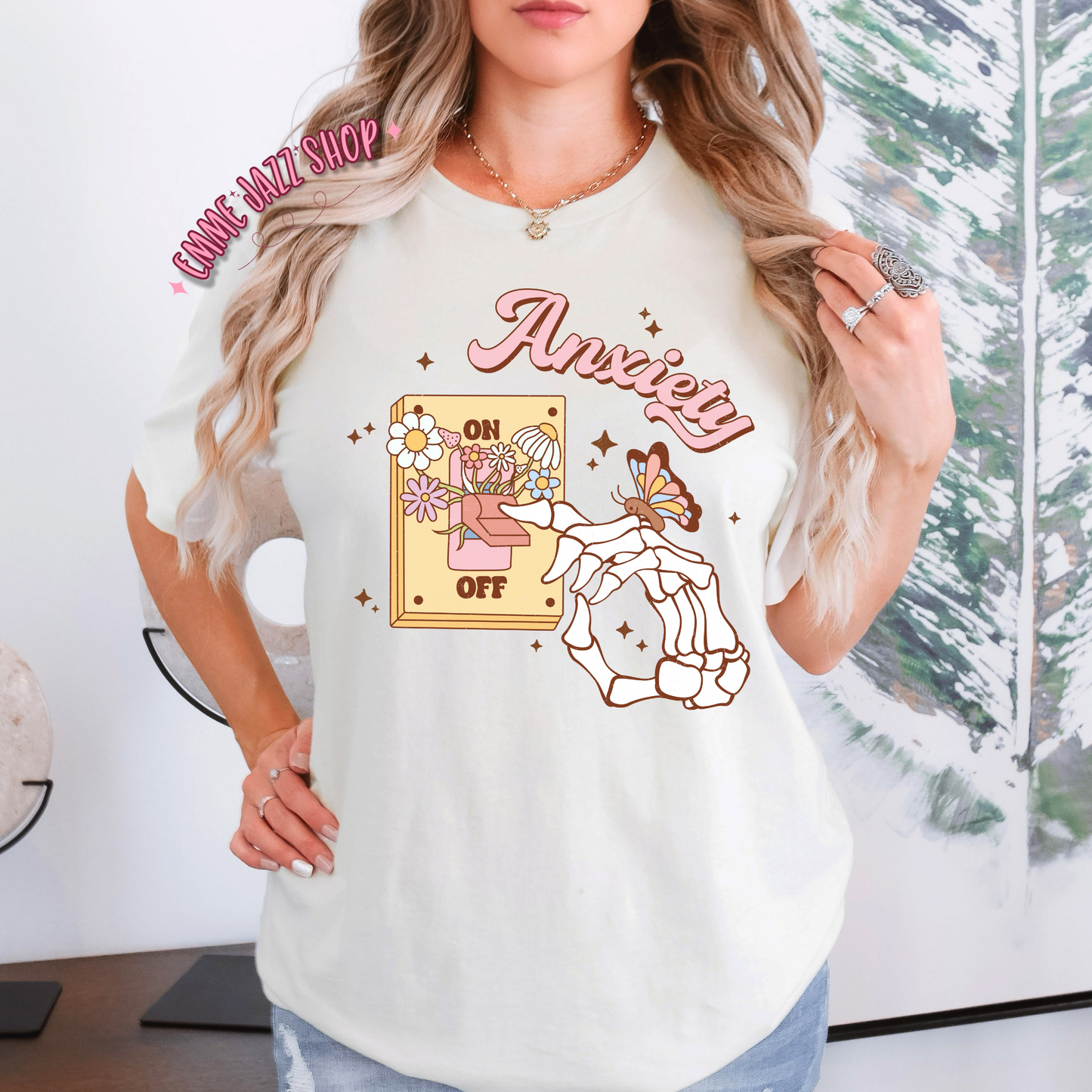 Anxiety On/Off Switch T-shirt