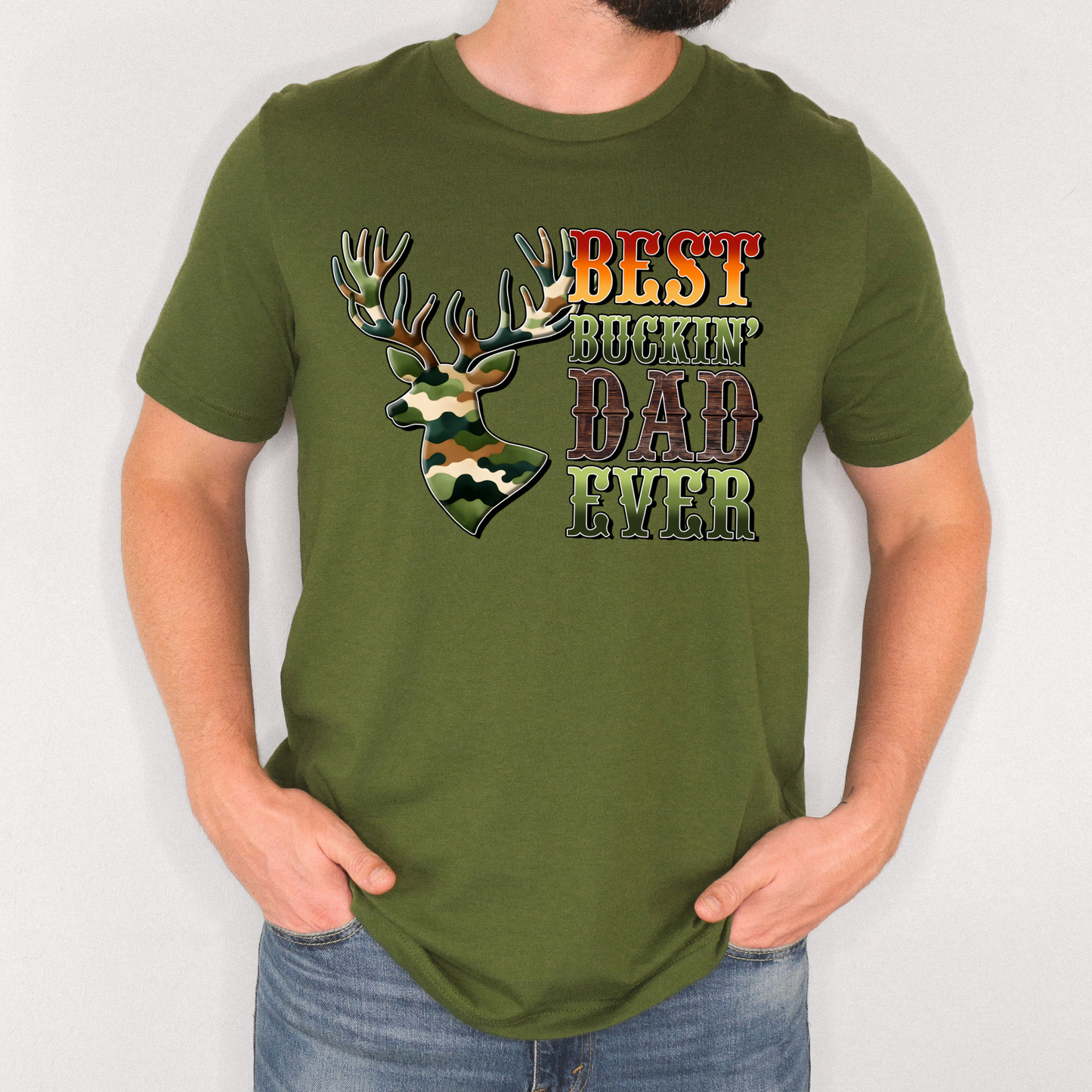 Best Buckin Dad Ever Tshirt