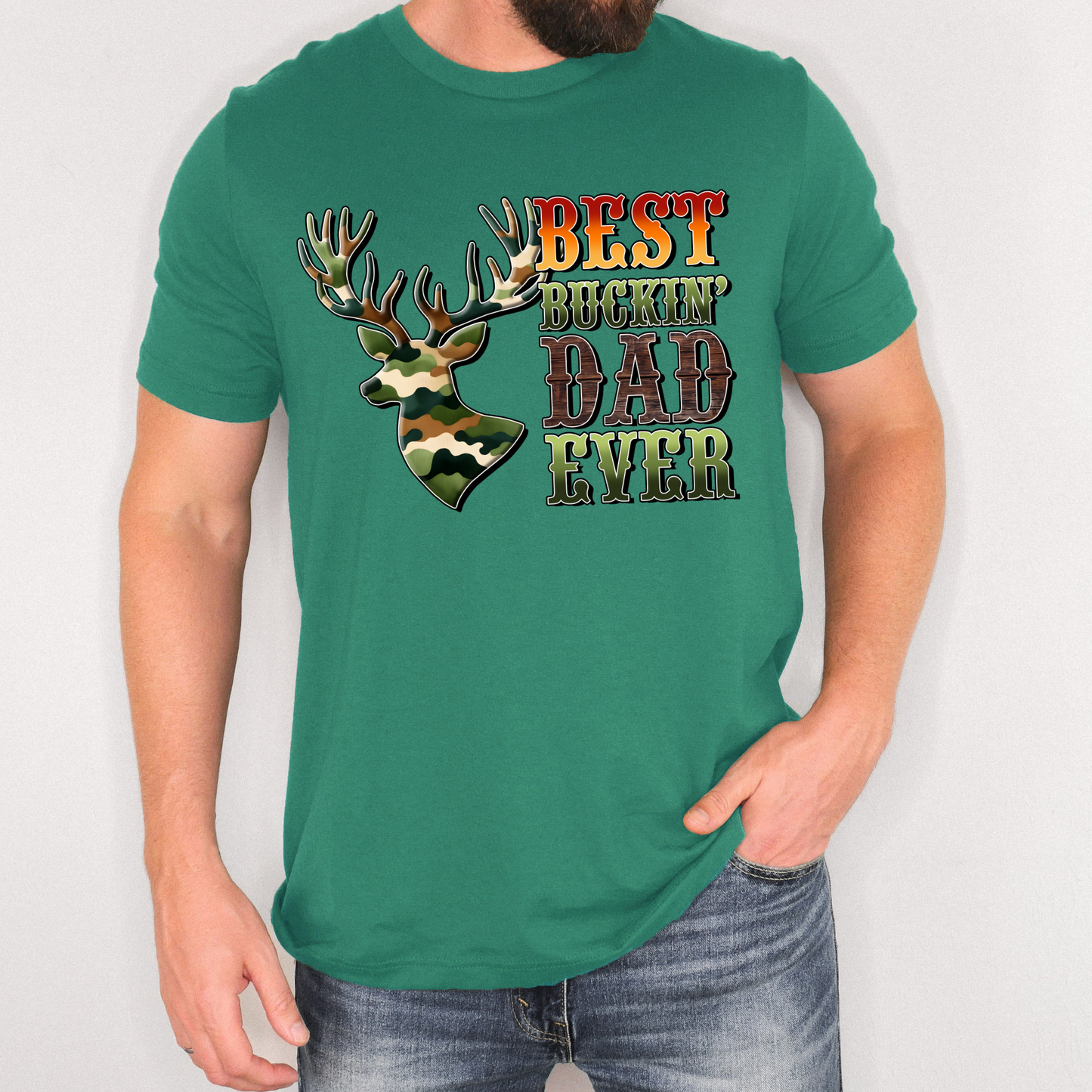 Best Buckin Dad Ever Tshirt