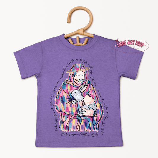 Jesus & Bunny Toddler Tshirt
