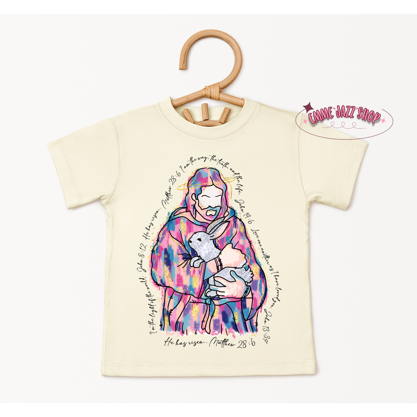 Jesus & Bunny Toddler Tshirt