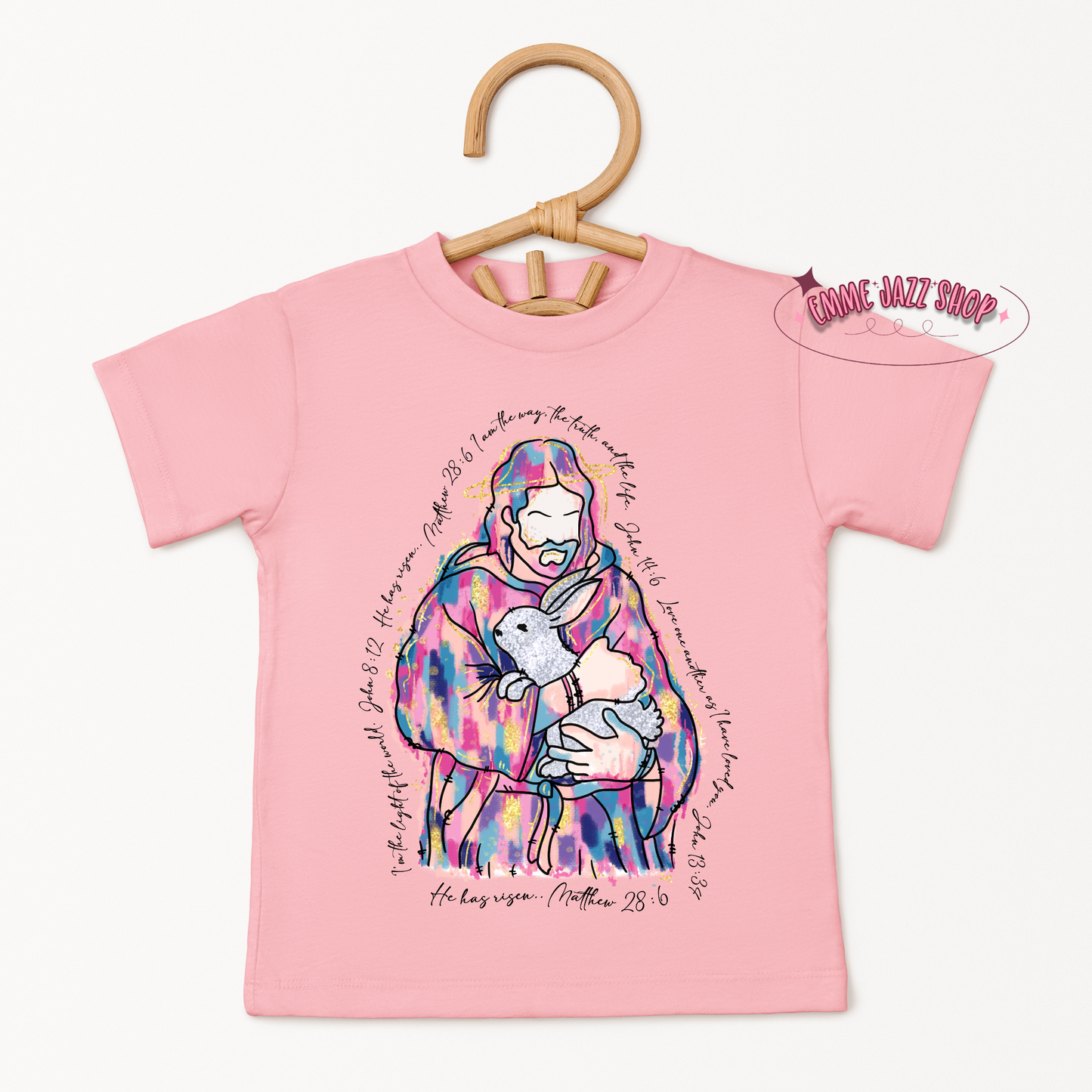 Jesus & Bunny Toddler Tshirt