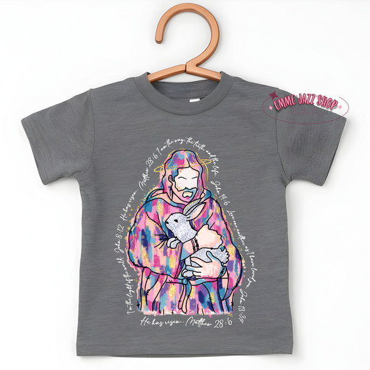 Jesus & Bunny Toddler Tshirt