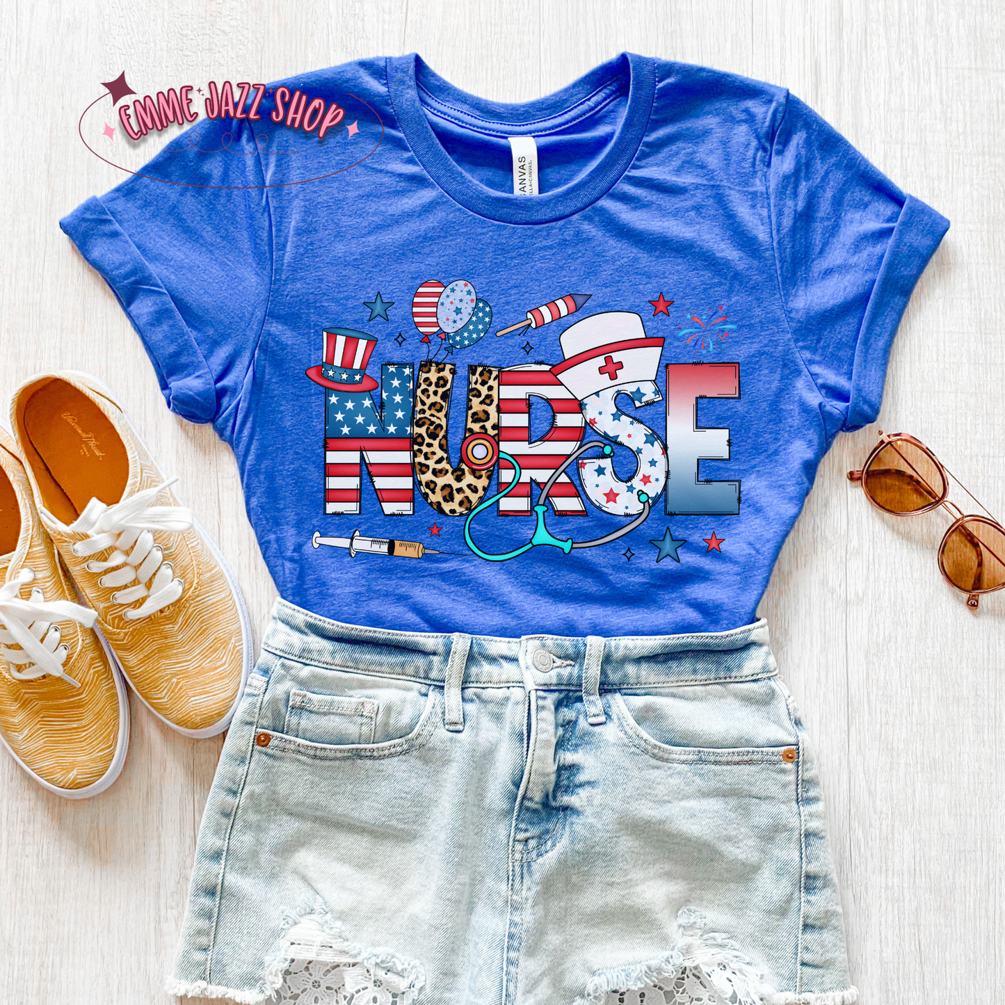 Nurse Fourth Of July T-Shirt
