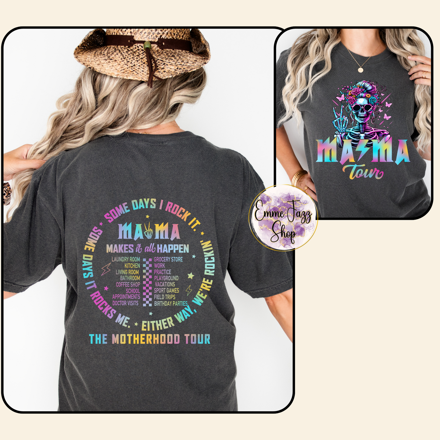 Pastel Rainbow Mama Shirt