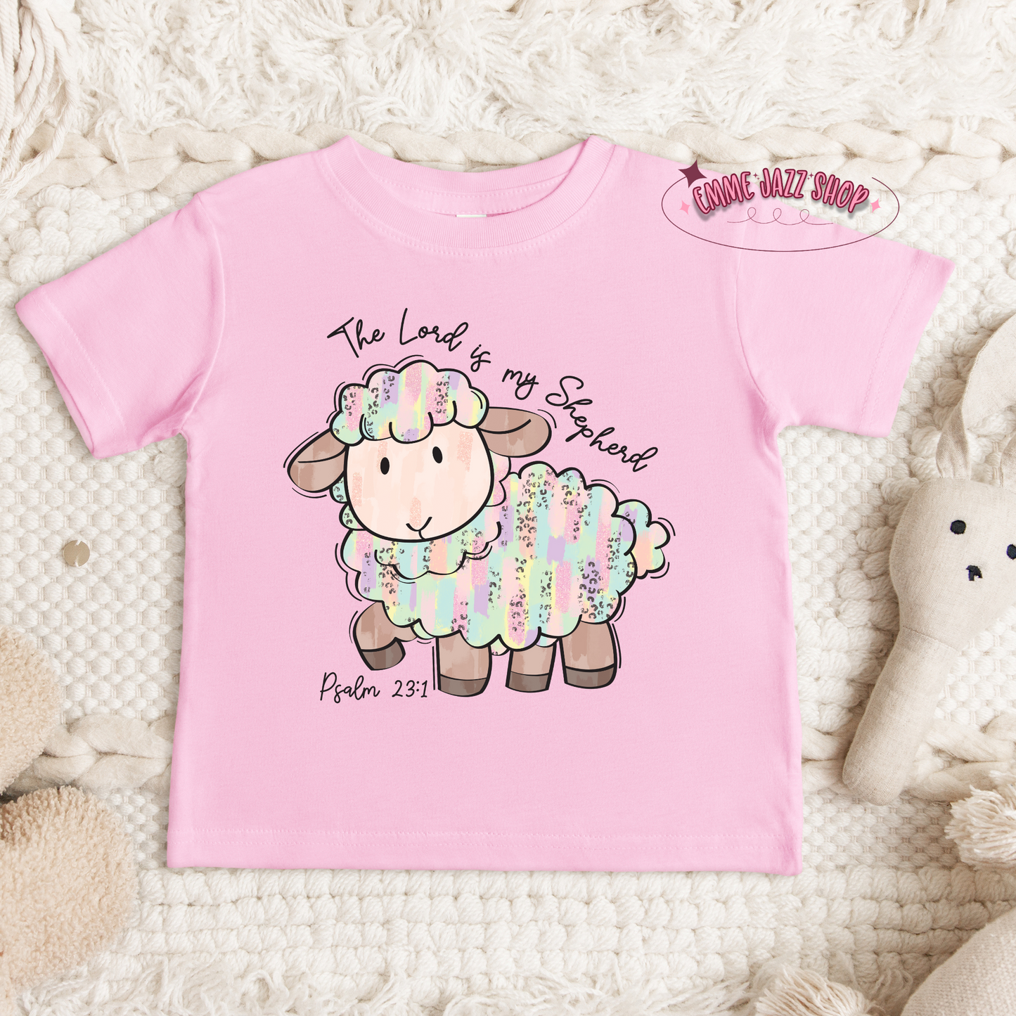 The Lord Is My Sherpard Toddler And Baby Easter T-shirt