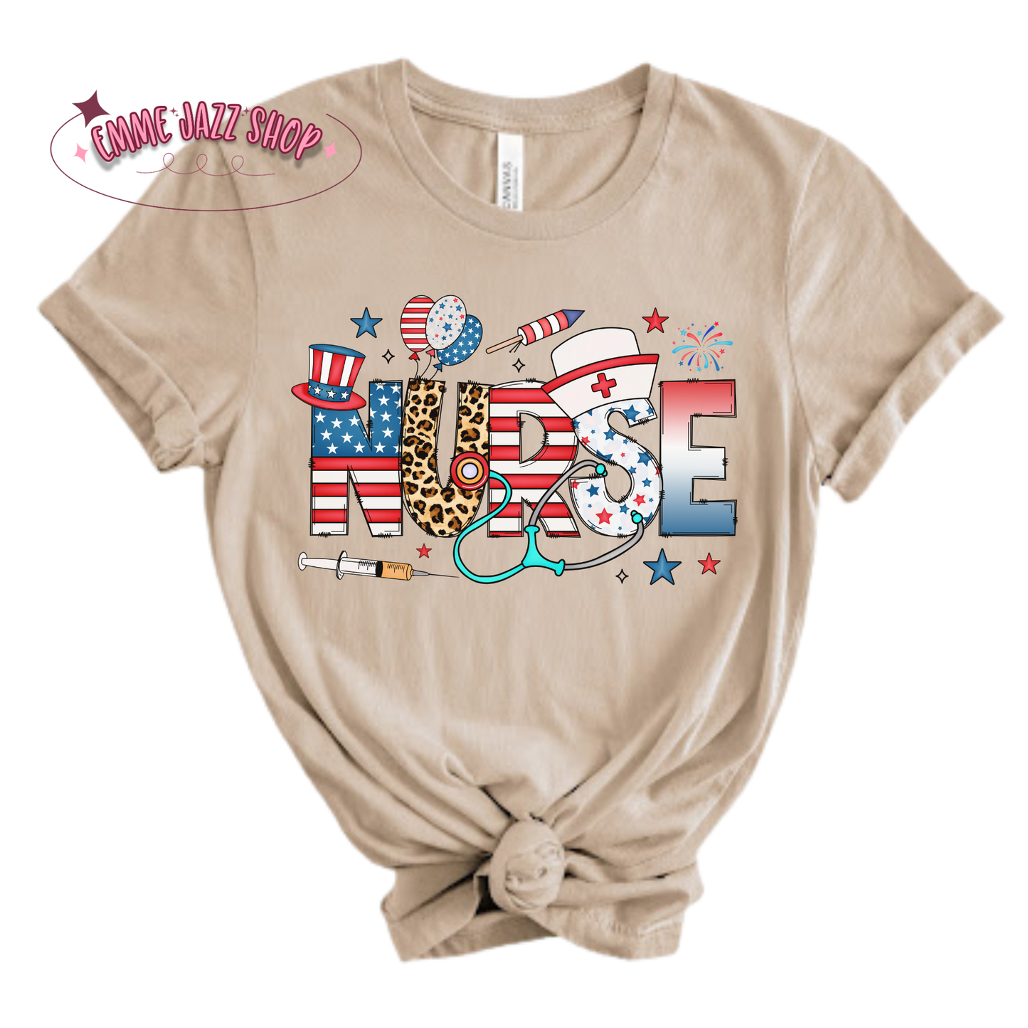 Nurse Fourth Of July T-Shirt