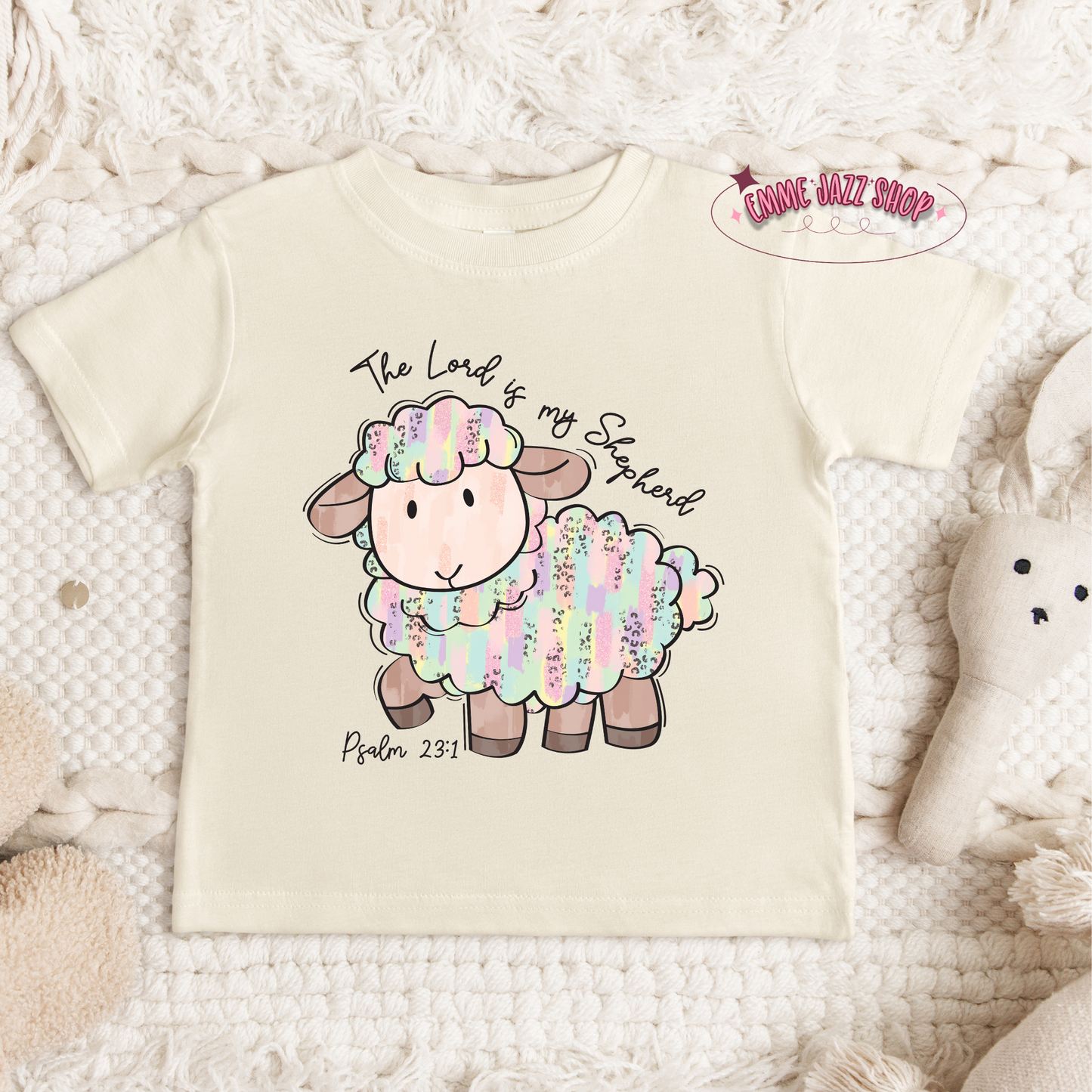 The Lord Is My Sherpard Toddler And Baby Easter T-shirt