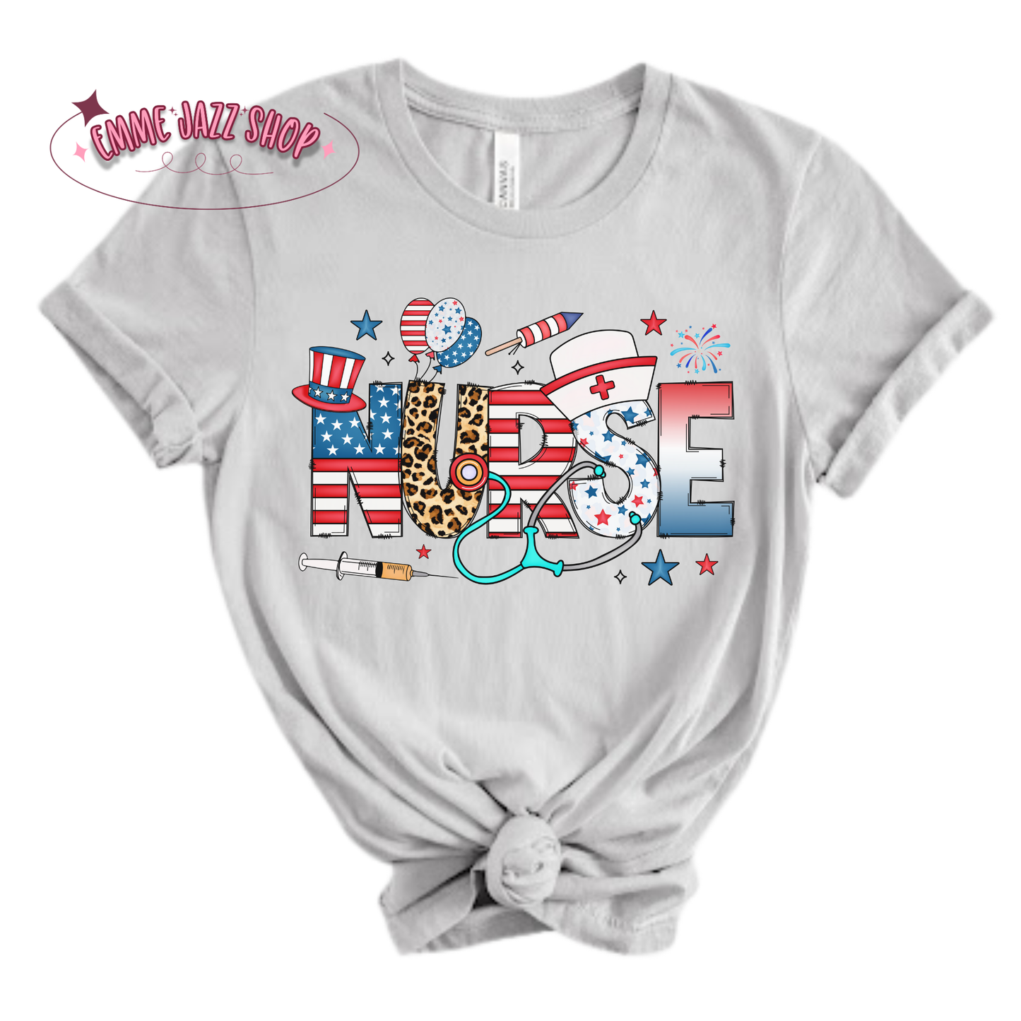 Nurse Fourth Of July T-Shirt