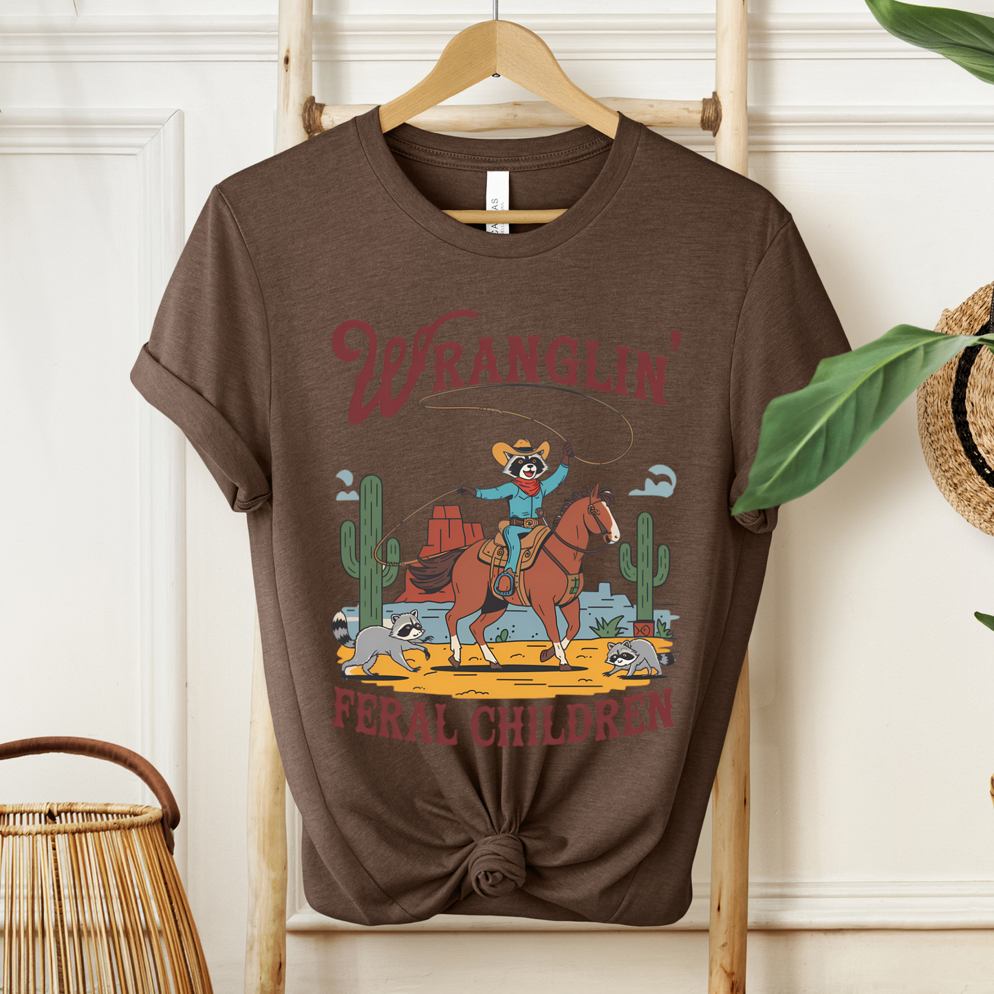 Wranglin' Feral Children Adult Shirt