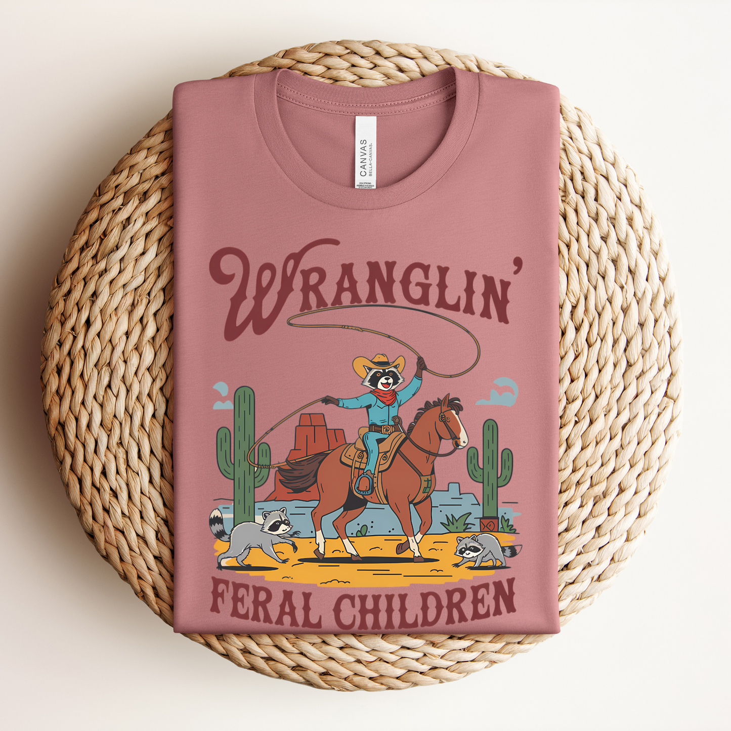 Wranglin' Feral Children Adult Shirt