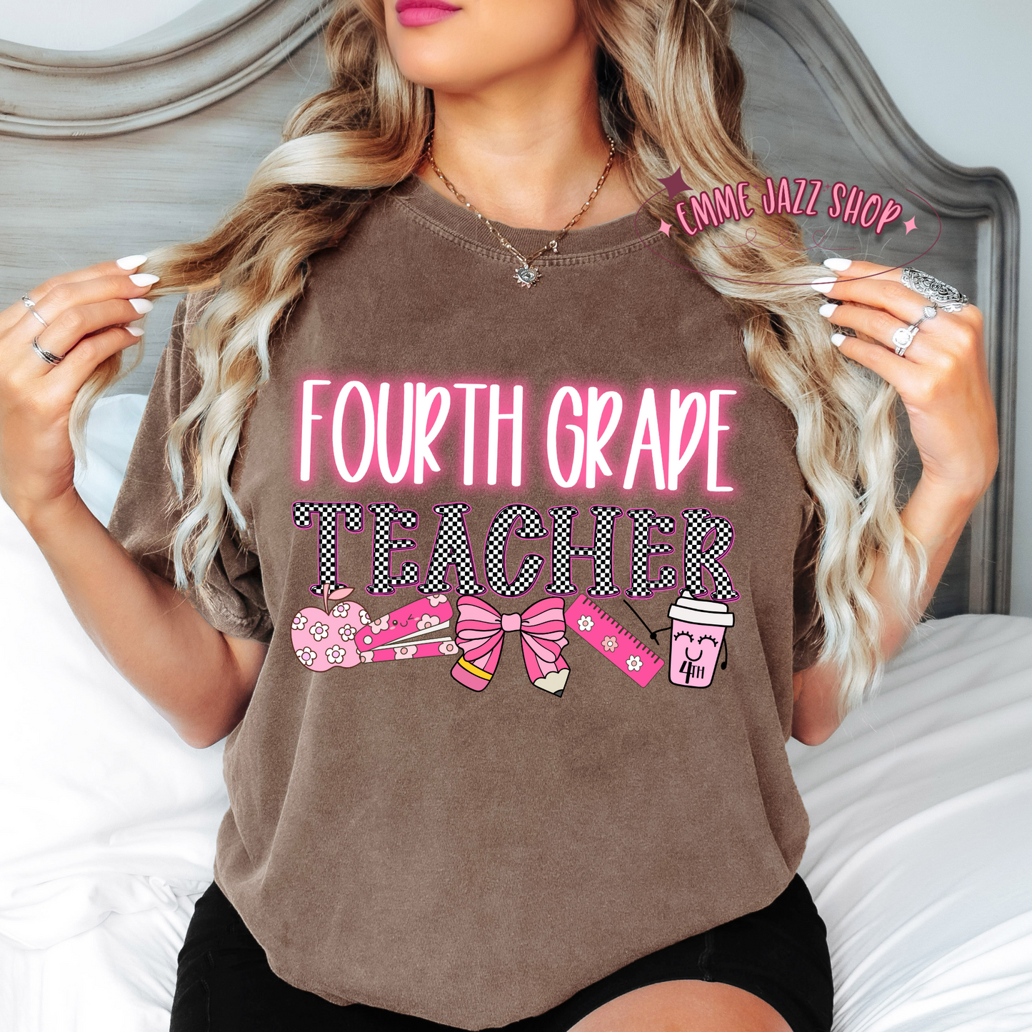 Checkered K-6th Teacher Shirt