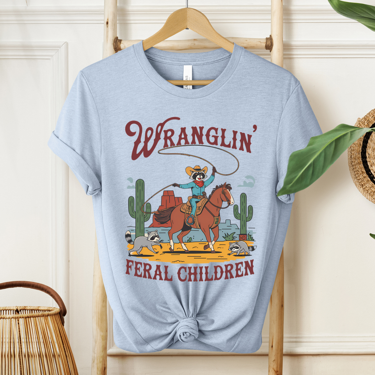 Wranglin' Feral Children Adult Shirt