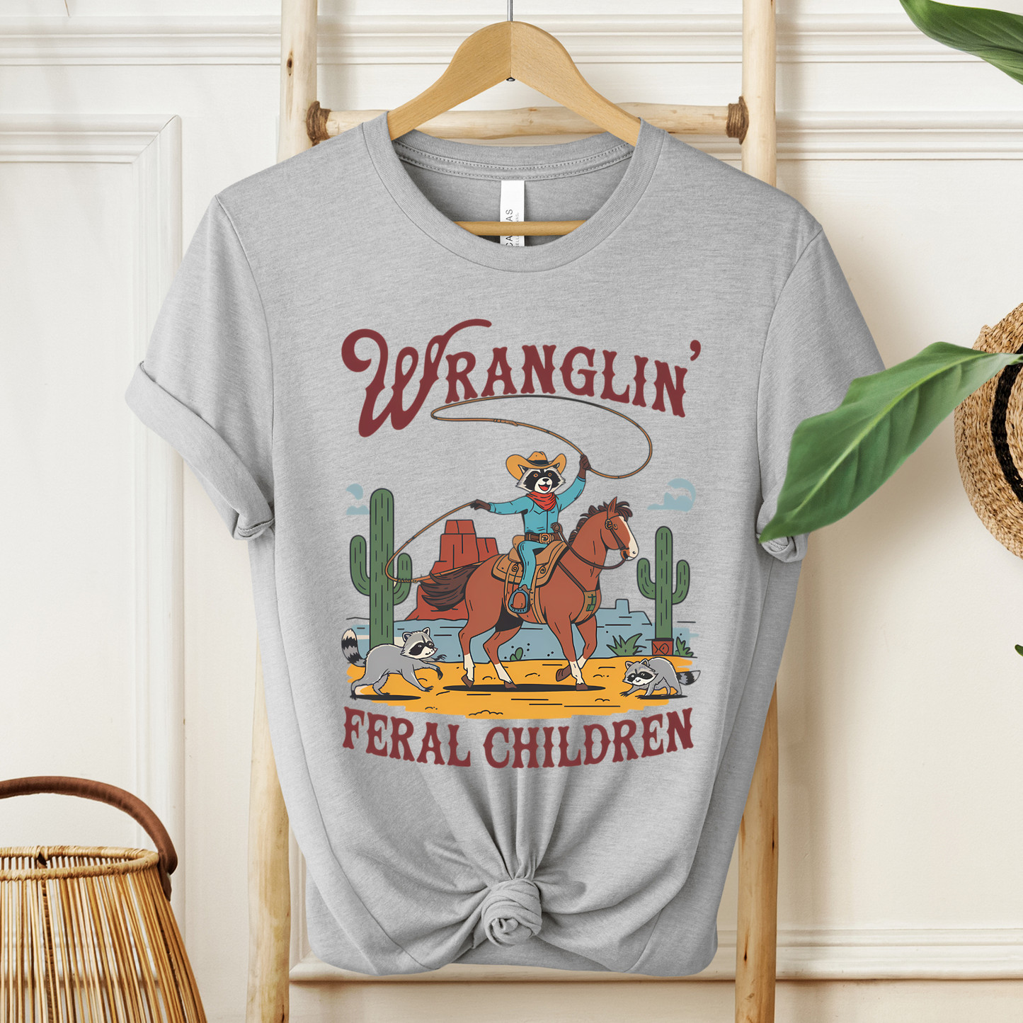 Wranglin' Feral Children Adult Shirt