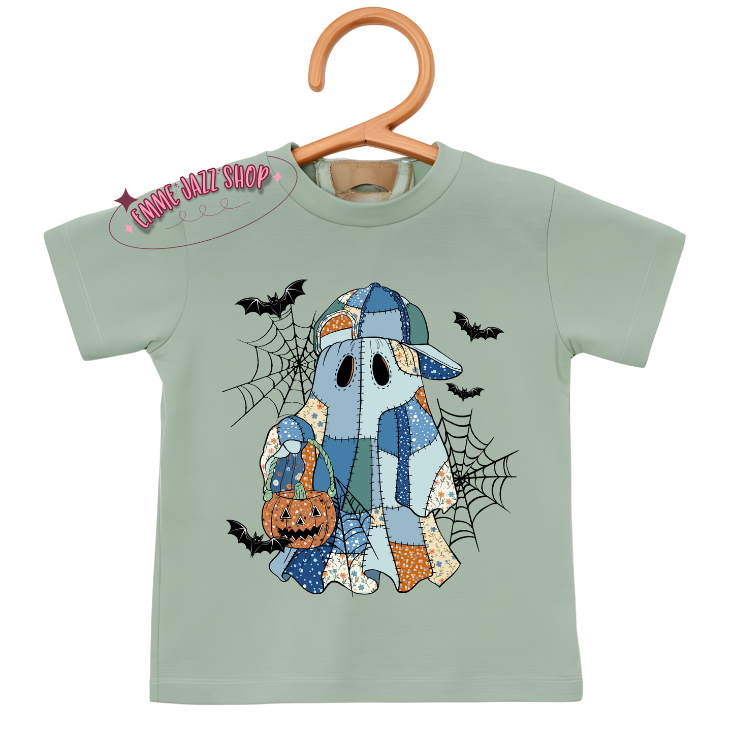 Patchwork Boy Ghost Toddler Shirt