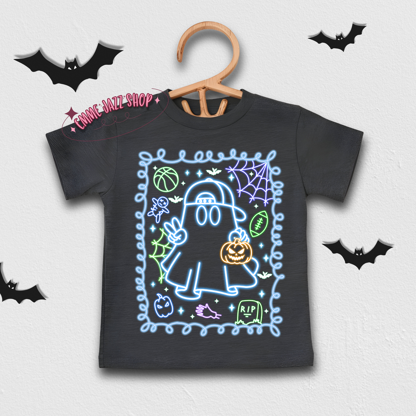 Neon Boy Ghost Toddler Shirt