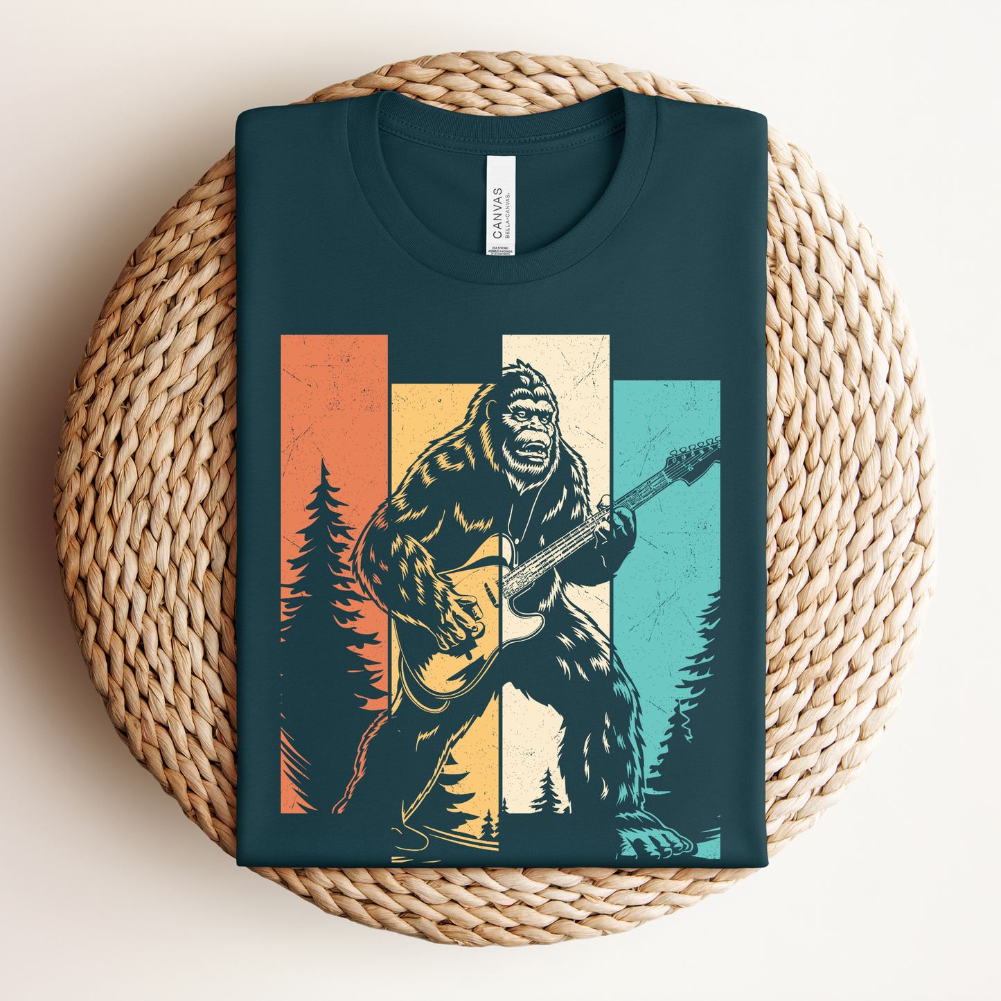 Guitar Playing Big Foot Shirt