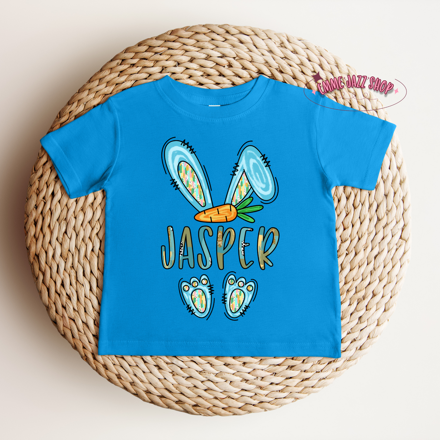 Childrens Personalized Easter Shirt With Their Name