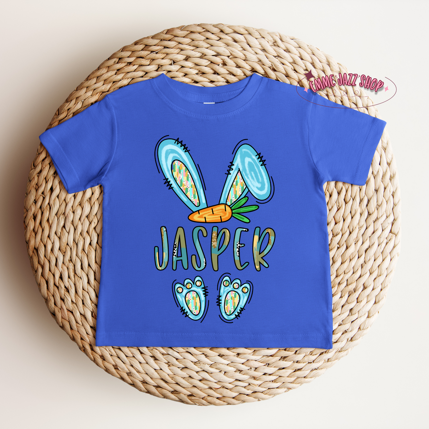 Childrens Personalized Easter Shirt With Their Name