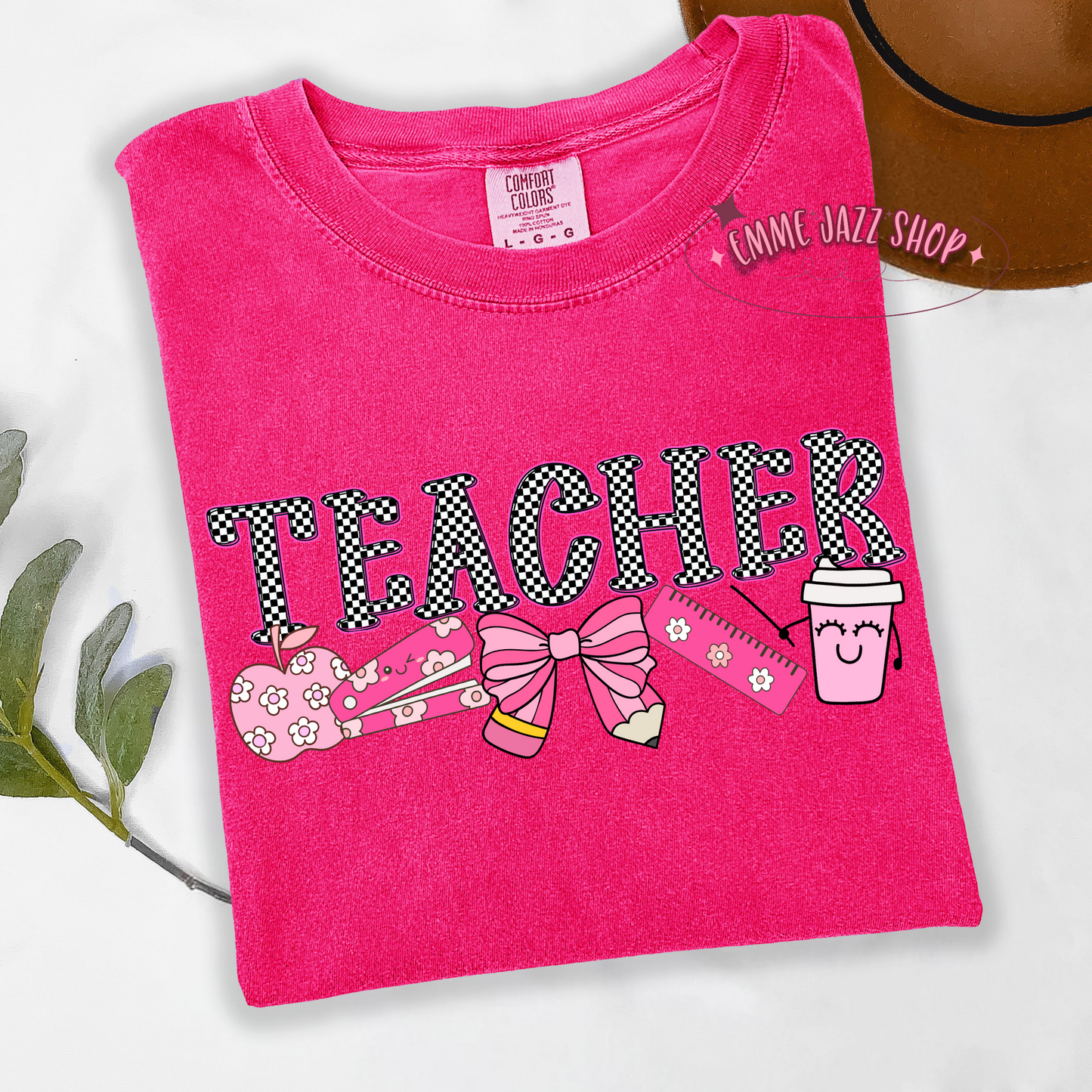 Checkered Teacher Shirt