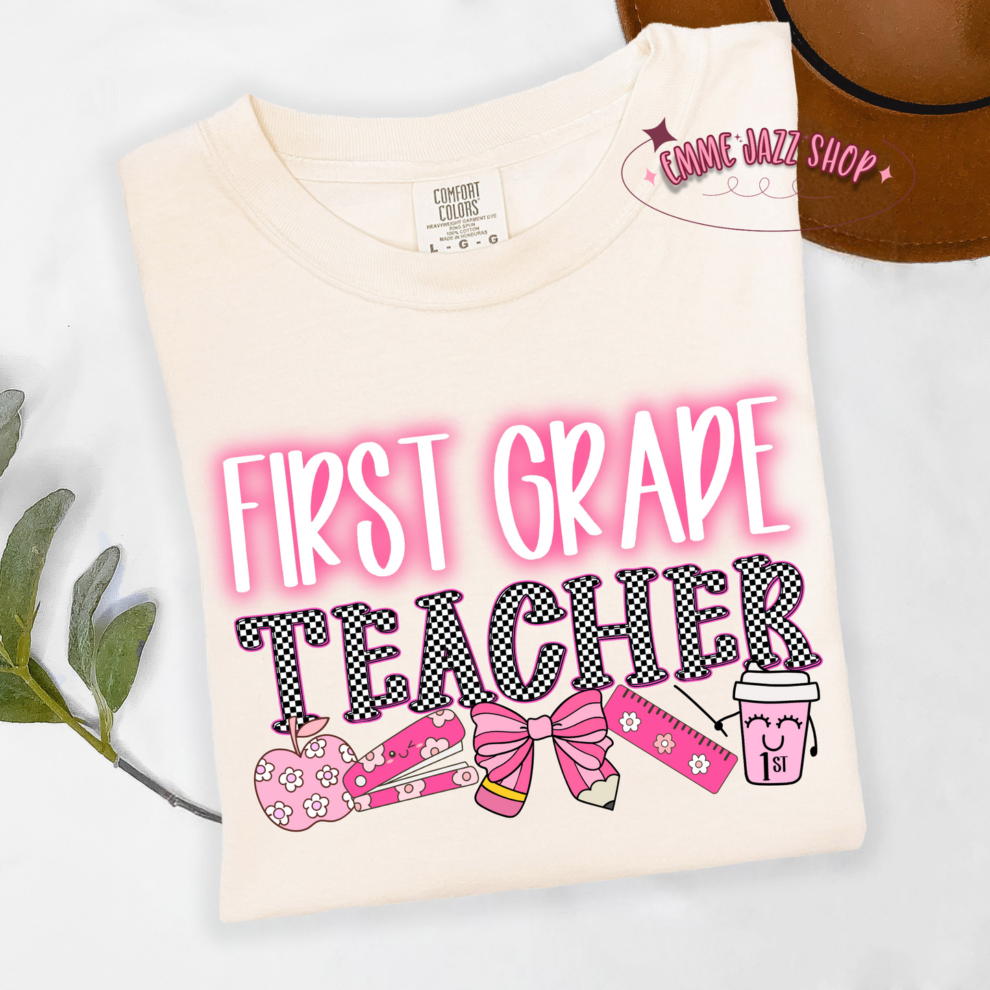 Checkered K-6th Teacher Shirt