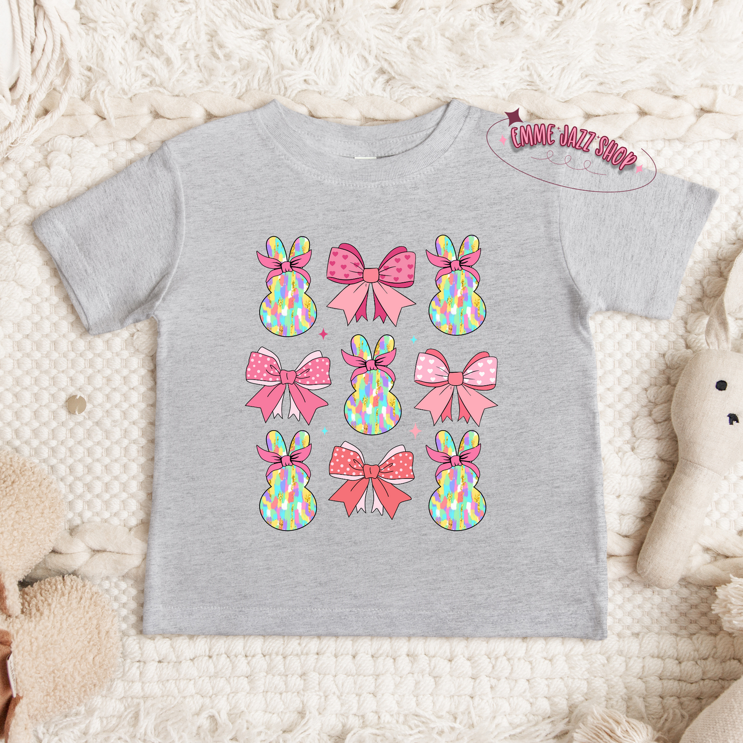 Peeps & Bows Easter Shirt For Infant And Toddler