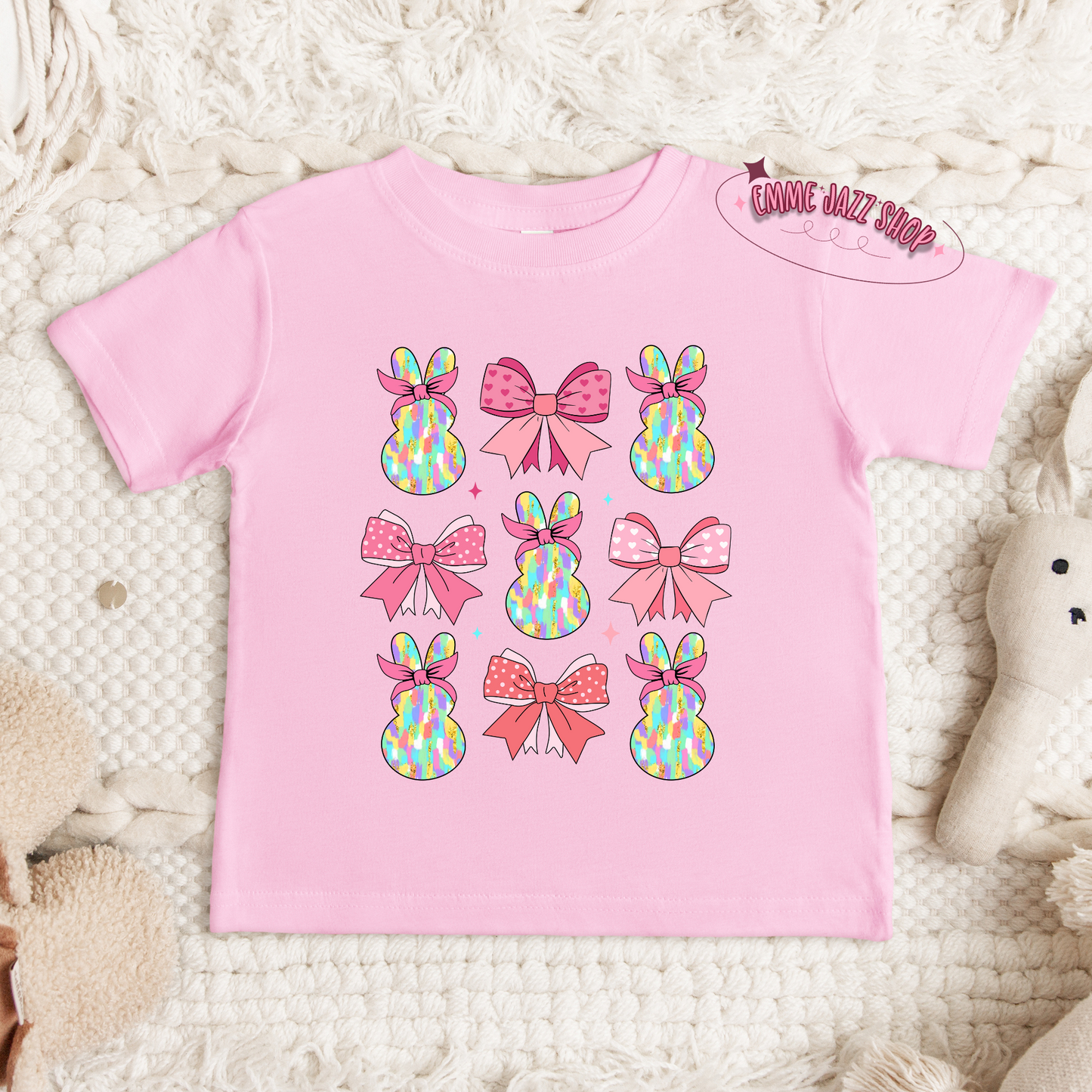 Peeps & Bows Easter Shirt For Infant And Toddler
