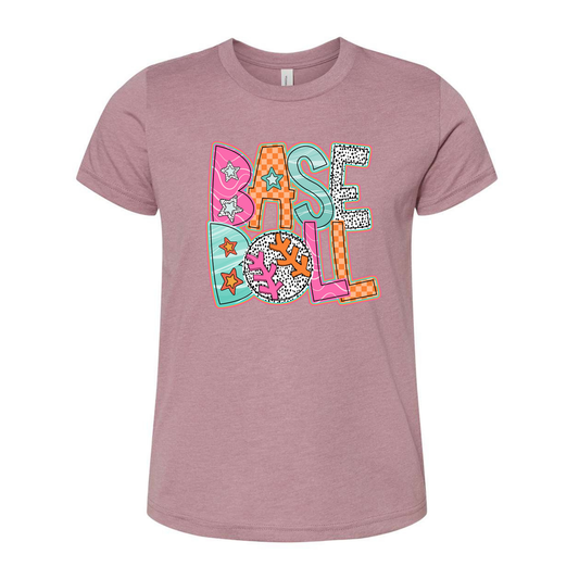 Colorful Baseball Shirt (Youth)