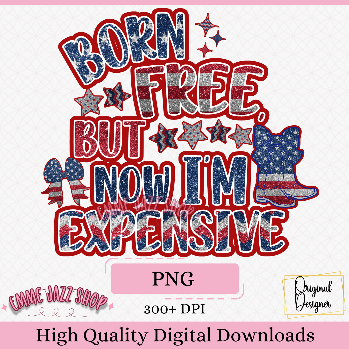 Born Free PNG Digital Download