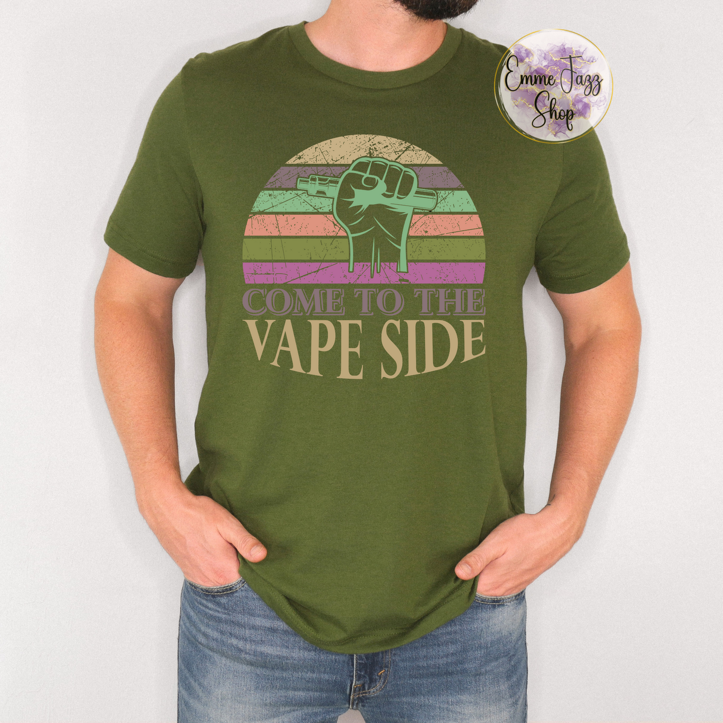 Komm auf die Vape-Seite T-Shirt