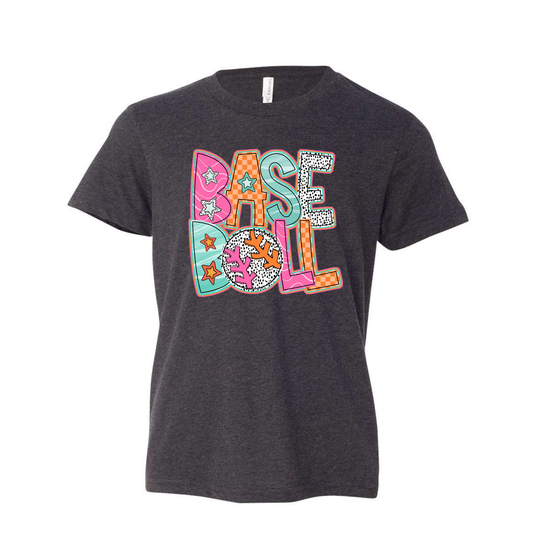 Colorful Baseball Shirt (Youth)