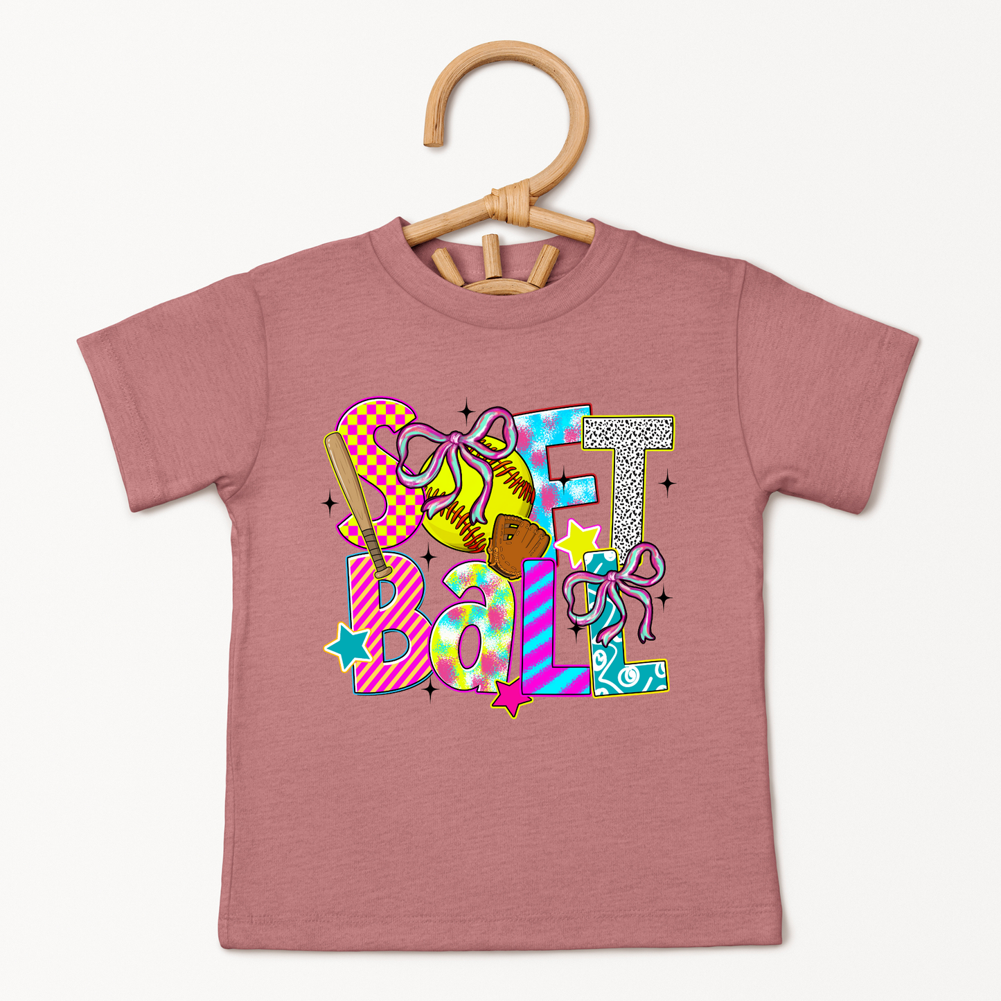 Colorful Softball Shirt (Toddler)