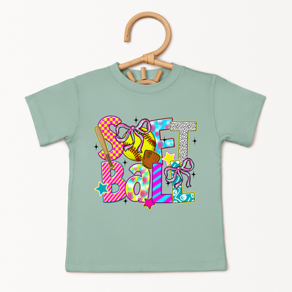 Colorful Softball Shirt (Toddler)