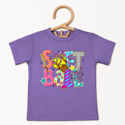 Colorful Softball Shirt (Toddler)