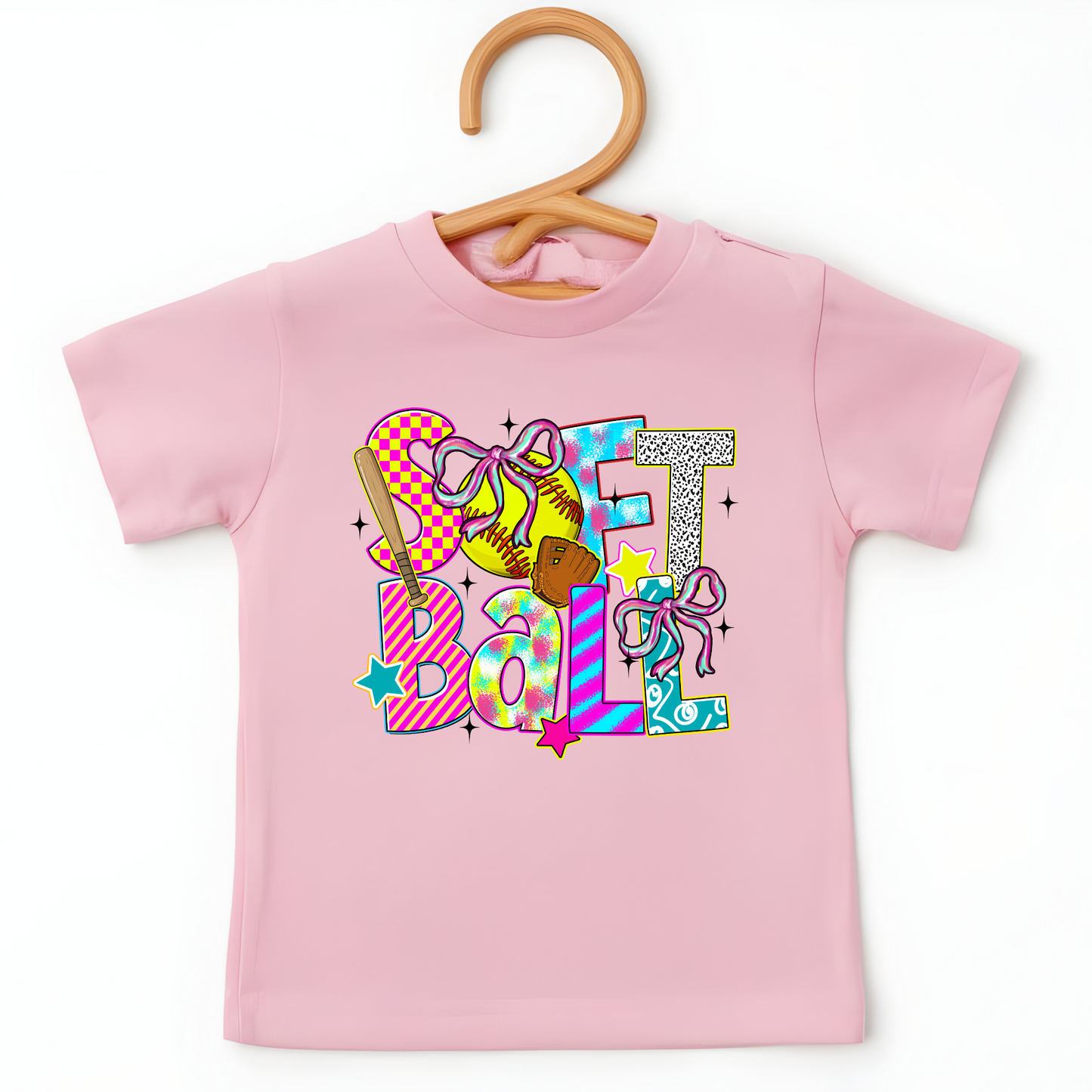 Colorful Softball Shirt (Toddler)