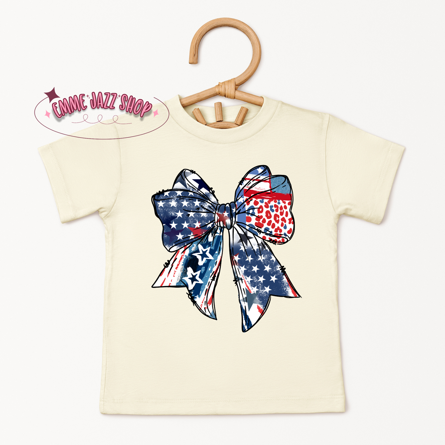 American Flag & Leopard Print - Toddler/Infant T-shirt