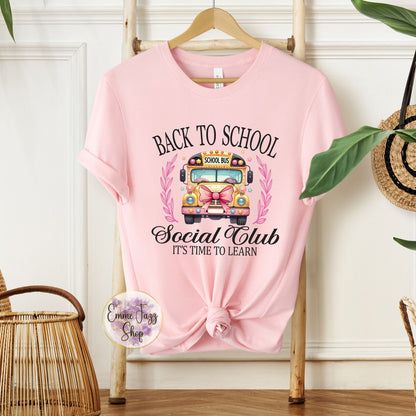 School Social Club Tee