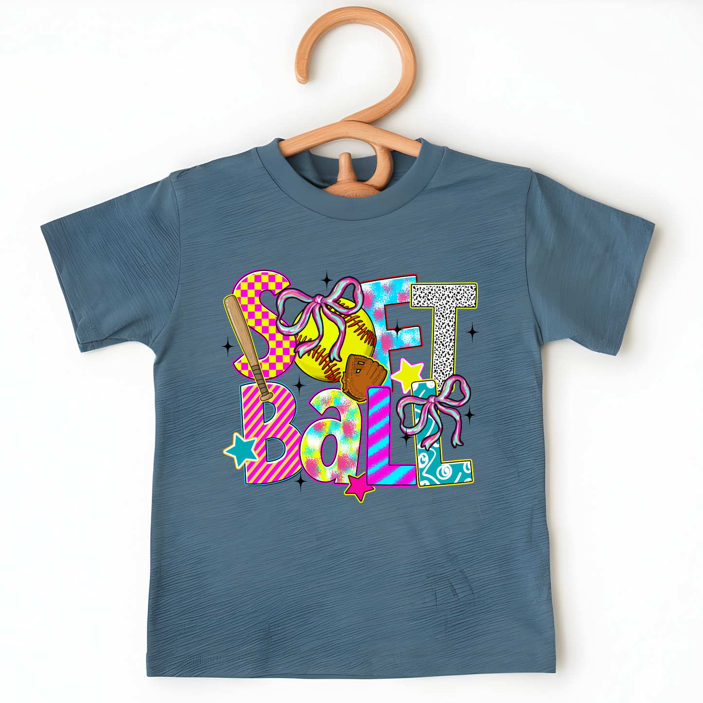 Colorful Softball Shirt (Toddler)