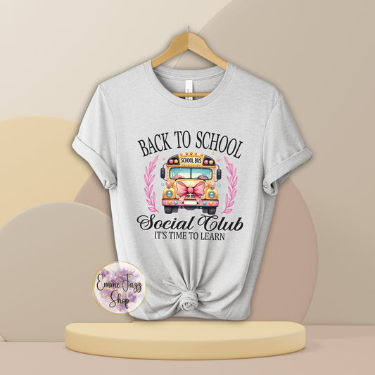 School Social Club Tee