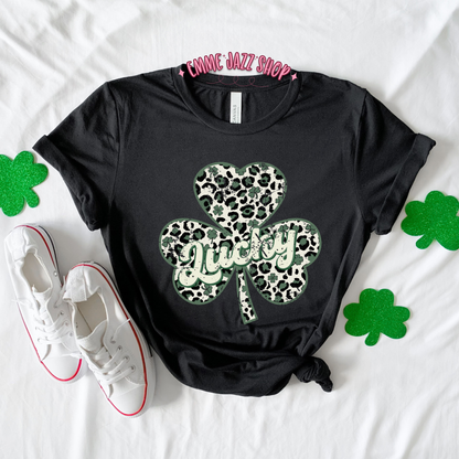 Lucky Clover Leopard Shirt