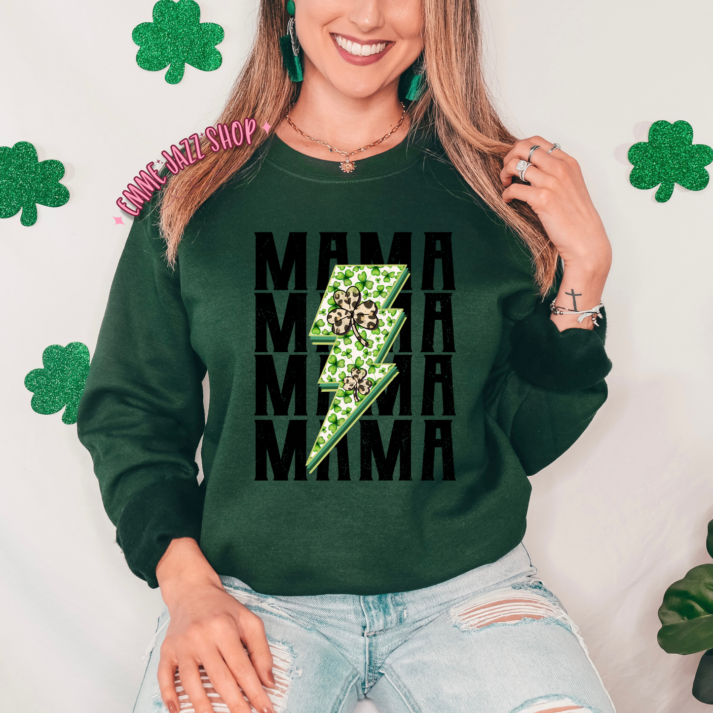 Mama St. patricks Day Sweatshirt