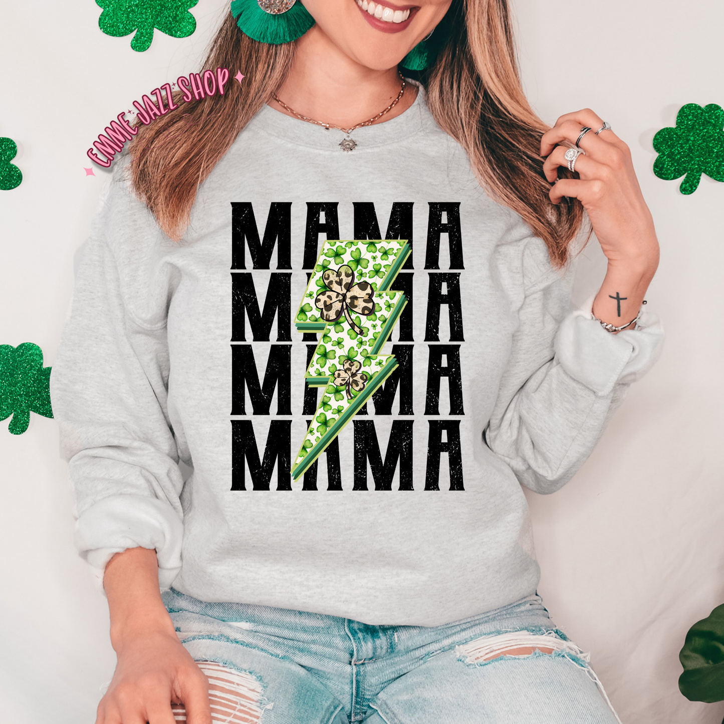 Mama St. patricks Day Sweatshirt