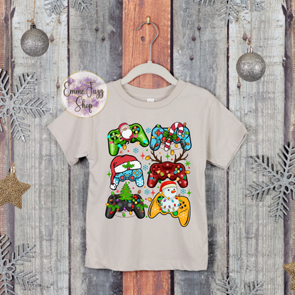 Video Game Christmas Toddler Shirt