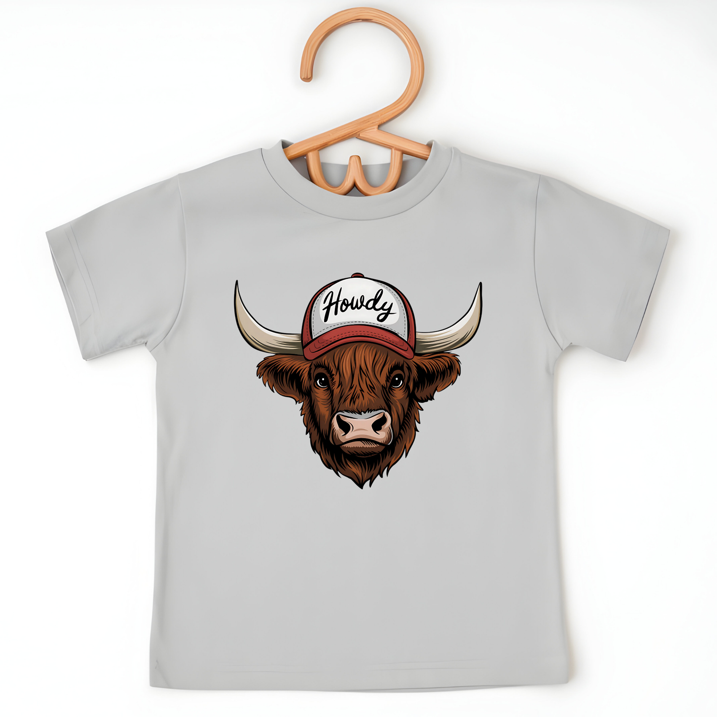 Howdy Highland Cow Toddler Shirt